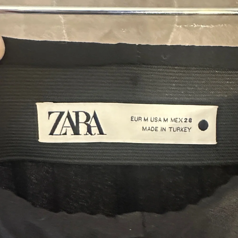 Zara Black Wide Leg Pants - Picture 2 of 4